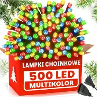 Kaufland Weihnachtsbaum Lichter 500 Led Mehrfarbig 8 Beleuchtungsarten Ip44 Innen/Aussen 32,7M