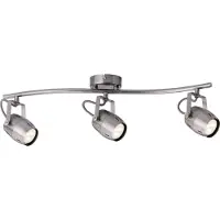 Paulmann Spotlight Gamma LED 3x3,5W GU10 230V Nickel gebürstet Metall