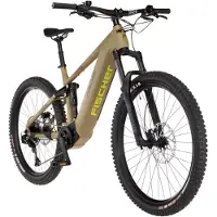 Fischer Fahrrad "MONTIS 10.0i Fully 711" 12 Gang SRAM SX 11-50 Kettenschaltung Schaltwerk Mittelmotor mit Akku-Ladegerät mit Werkzeug, Pedelec, Elektrofahrrad für Damen und Herren, MTB