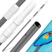 Kesser Teleskopstange aus Aluminium zur Poolreinigung für Kescher 1,2m bis 3,6m