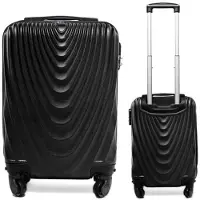 ShopJK Reisekoffer 663, Farbe: schwarz XXL