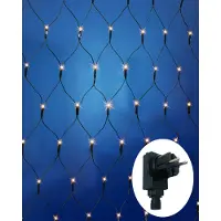 Bonetti LED Lichternetz, ca. 80x80cm, 110 LED, Innen & Außen, strombetrieben