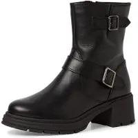 Tamaris Damen Stiefeletten 16431-37, 16431-38, 16431-39, 16431-40, 16431-41, 16431-42 TAM-1-25477-41 BLACK 38 [Schuhe Frau]