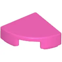 LEGO 1x1 Fliesen Rundecke 25269 - 100 Stück Dunkles Pink