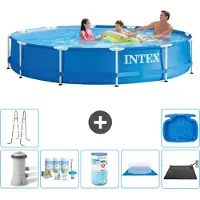 Intex Frame Pool Rund - 366x76 cm - 8-teilig S41768