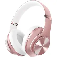 Doqaus Bluetooth Kopfhörer Over Ear, [Bis zu 90 Std] mit 3 EQ-Modi, HiFi Stereo Faltbare mit Mikrofon, weiche Ohrpolsterfür iPhone/ipad/Android/Laptops