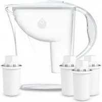 Dafi ATRIA 2.4l weißer Wasserfilterkrug 4xClassic Filter gratis
