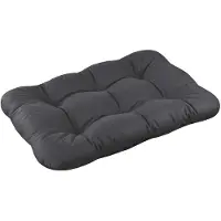 Domarex Wasserdichtes Hundebett Graphit, 70x50cm - Weiches Hundekissen Orthopädisches Haustierbett mit Rutschfestem Boden und Waschbarem Bezug
