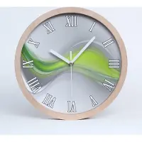 Tulup Holzuhr 20fi cm wanduhr - weiße Spitzen - abstrakcjaale