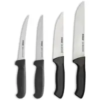 Pirge Metzgermesser Set 4 TLG Schlachtermesser - Fleischermesser - Exzellenter Schärfe Ausbeinmesser