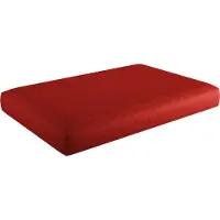Sunnypillow Palettenkissen mit abnehmbarem Bezug Sitzkissen 120x60x15cm Rot