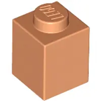 LEGO 250 Stück 3005 Stein Brick 1x1 Part Basic Steine 250 Nougat