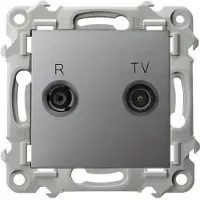 Ospel SZAFIR RTV-Wandsteckdose, grau
