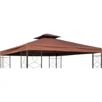 Hi Ersatzdach mit PVC Beschichtung für Pavillon,cappuccino Pantone 1615 U