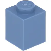 LEGO 100 Stück 3005 Stein Brick 1x1 Part Basic Steine 100 Sandblau