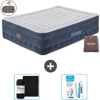 Bestway Luftmatratze - 2-Personen - 152 x 203 x 51 cm - Blau - Inklusive Zubehör