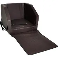 Mayaadi Home Hundeautositz Beno Hundesitz Hundebett Autokörbchen Autositz Kunst Leder Braun S 55x55 cm