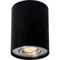 Spectrum LED Deckenleuchte Aufbauleuchte Downlight Rund 6,5W GU10 2700K warmweiß Aluminium schwarz schwenkbar