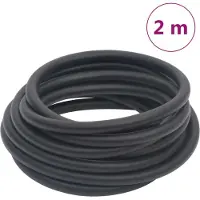 Syfax Hybrid-Luftschlauch Schwarz 0,6" 2 m Gummi und PVC
