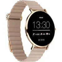 Xlyne X-WATCH SIONA Damen Smartwatch Roségold – 1" OLED Display, Puls, Schlaftracking, Fitness Armband, Pedometer, Benachrichtigungen, iOS & Android