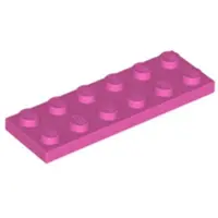 LEGO 2x6 Platte 3795 - 100 Stück Dunkles Pink