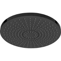 Aqualine Kopfbrause, Durch. 300mm, ABS/Schwarz matt