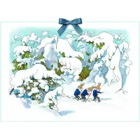 Sonstige Verlage Adventskalender Zwerge im Schnee