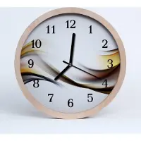 Tulup Holzuhr 30fi cm wanduhr - Abstrakte Kunst