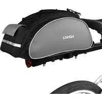 Lixada 13L Multifunktionsfahrrad-Ruecksitztasche Outdoor Radsport Fahrradtraeger-Sitzbeutel-hinterer Stamm Pannier Beutel Ruecksitz-Handtasche Schultertasche