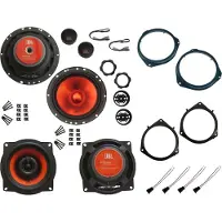 DSX JBL Lautsprecher Set für Opel Corsa C X01 Bj 00-03 Tür vorne hinten 960 Watt