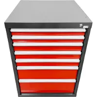 Paulimot Schubladenschrank 725 x 750 x 1.000 mm (B x T x H) mit sieben Schubladen