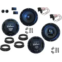 DSX Hifonics Lautsprecher Set für VW Golf 8 Bj 16 -22 Tür Vorne hinten 380 Watt