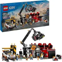 LEGO City 60472 Auto-Schrottplatz Bauspielzeug für Jungen und Mädchen ab 7 Jahren