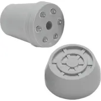 Ossenberg Krückenkapsel mit Spikes 20mm,grau(),