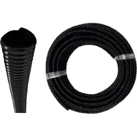 Bevo Spiralschlauch Förderschlauch Ansaugschlauch Ø19mm schwarz 30m Poolschlauch