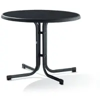 Sieger Klapptisch >Boulevard< in Schiefer anthrazit, mecalit-PRO - 72x85cm (HxD)