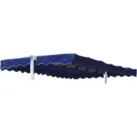 Quick Star Ersatzdach Standmarkise Dubai Markise Blau 375 x 225 cm