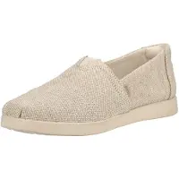 Toms Slipper Naturfarben Textil Slip-on mit herausnehmbarem Wechselfußbett