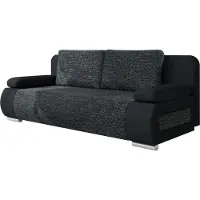 Mirjan 24 Schlafsofa Emma Sofa mit Bettkasten und Schlaffunktion Polstersofa Couch vom Hersteller (Alova 04 + Lawa 06)