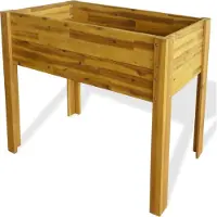 Prolenta Maison Exclusive - Erhöhter Garten-Hochbeet Akazie Massivholz