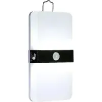 Lixada Batteriebetriebene LED-Bewegungssensor-Nachtlicht Cordless Hanging Magnetic Stick-On Auto weisses Licht Nachtlampe fuer Zimmer Kueche Flur Keller Closet Treppen