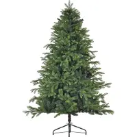 HOMCOM Künstlicher Weihnachtsbaum, 183 cm Christbaum mit 1700 Spitzen, Grün