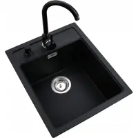 Franke Sid 610-36 Spülbecken Schwarz Batteriespender
