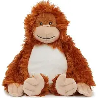Mumbles MM060 | Mini-Häschen, Löwe, Giraffe, Einhorn und Eule Print Me - Farbe: Orang-Utan - Größe: One Size