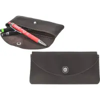 Sonnenleder Stiftetui Leder Schlamper Stifteetui Etui Tasche Hawel mocca 801-406-77