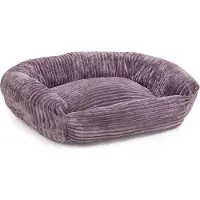 Wallace & Jones Hundebett Cordo · Breitcord-Obermaterial samtweich · Dunkelgrau · S