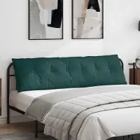 vidaXL "Schlussverkauf" Rückenkissen/Stuhlkissen - Nur für Innenbereich - Dunkelgrün 180x19x50 cm Stoff C8509