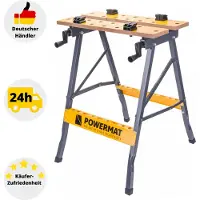 Powermat Werkbank Werkstatttisch Hobelbank Arbeitstisch Werkstatt Tisch Werktisch 100 kg