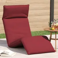 Prolenta Maison Exclusive - Sonnenliege Klappbar Weinrot 175x54x8,5 cm Oxford-Gewebe
