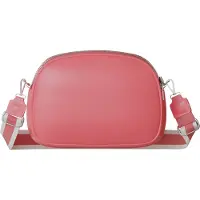 Kmisso Damen Umhängetasche Vegan Kompakt Crossbody Praktisch 30626 Fuxsia